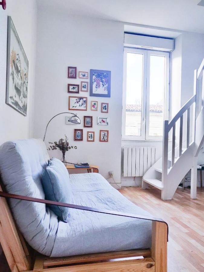 보르도 Duplex Lumineux Avec Bureau Separe Dans Le Centre 아파트 외부 사진